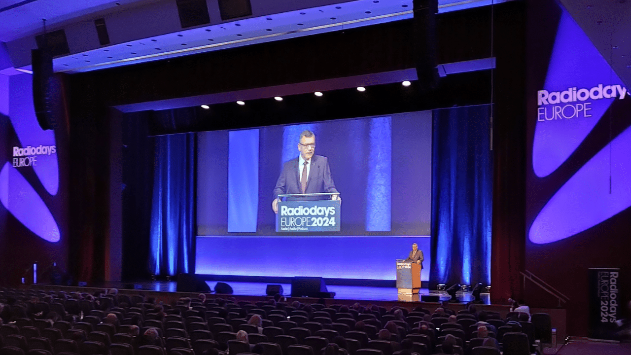 Florian Herrmann, Bavarian minister of state for federal and media affairs, at the RDE24 opening session