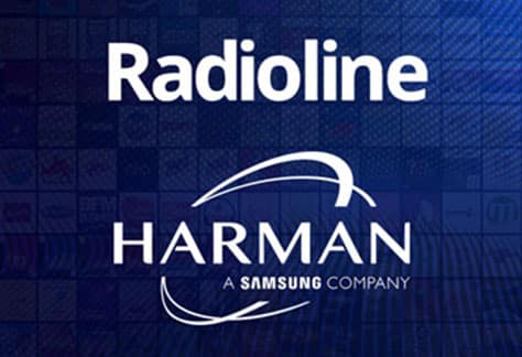 Radioline and Harman logos