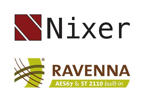 Nixer and Ravenna logos