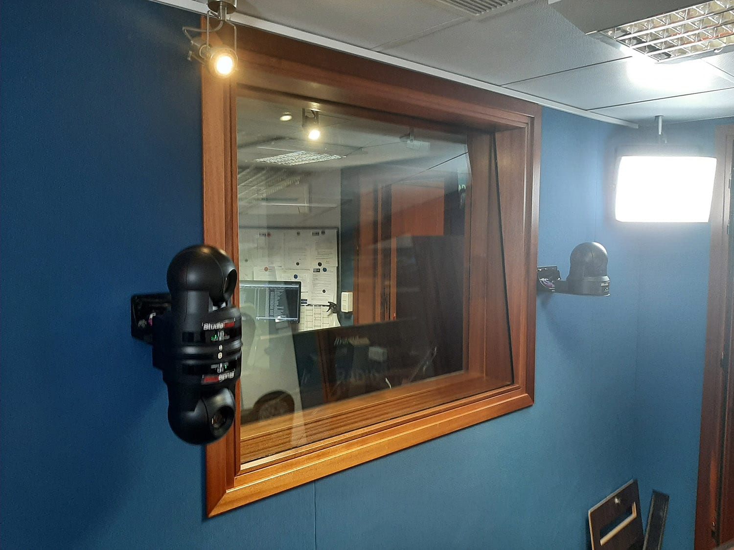 Radio Notre Dame studio with a StudioCast
