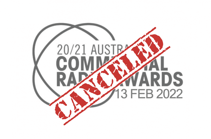  Australian Commercial Radio Awards Event Canceled