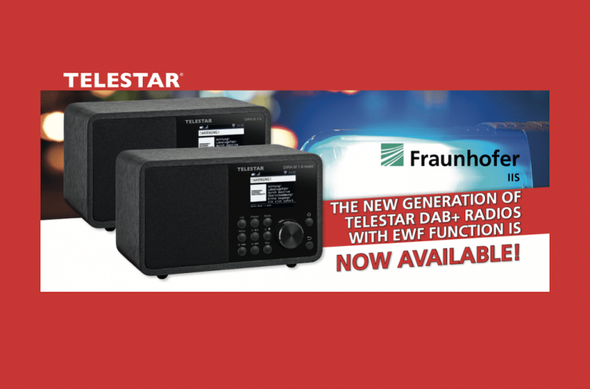  Telestar launches DAB+ receivers with EWF