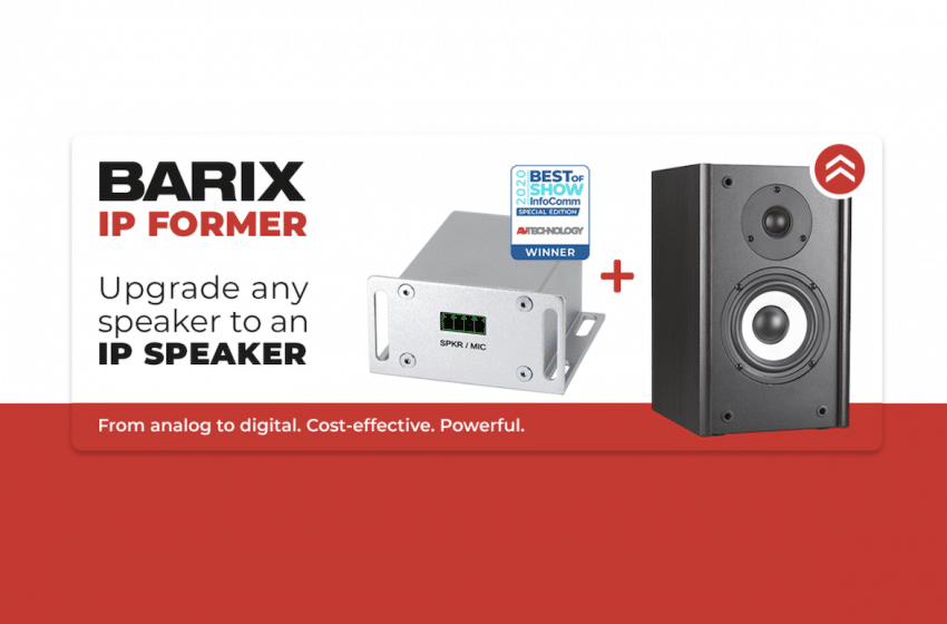  Barix introduces transformative amplifier