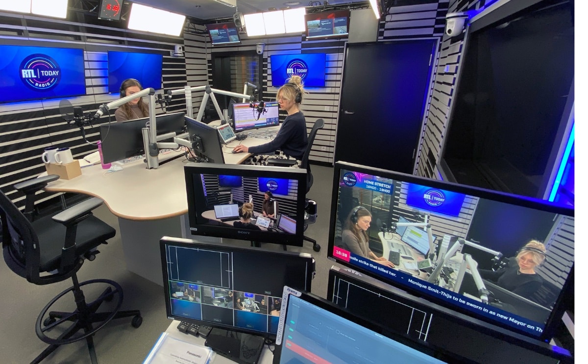 RTL Today Radio studio