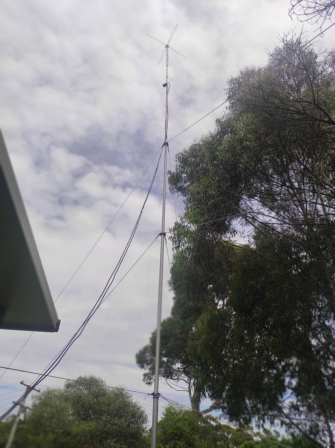Island FM’s shortwave and FM tower.