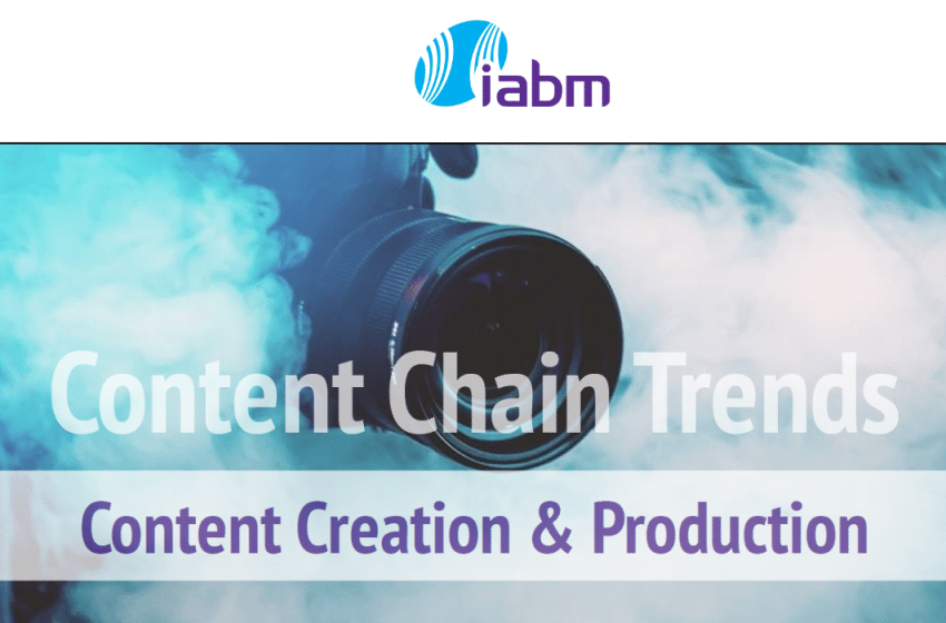  Content creation and production look rosy says IABM report