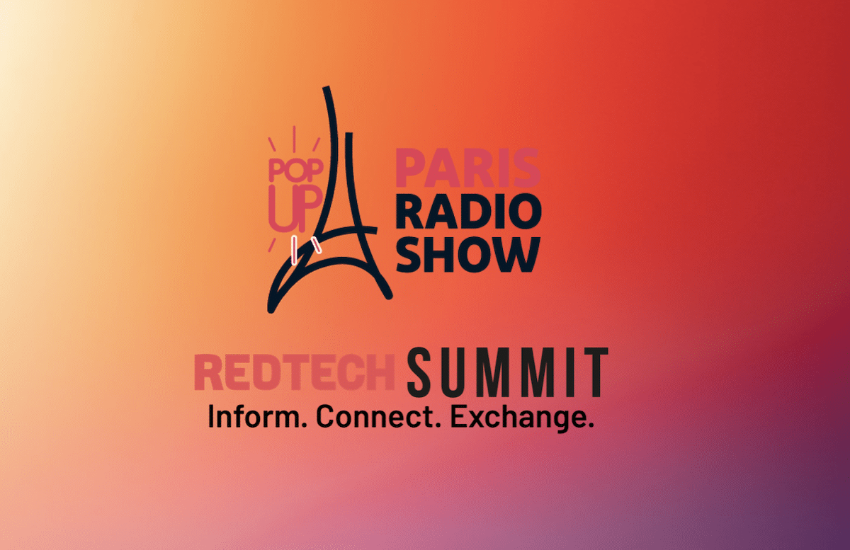 Paris Radio Show + RedTech Summit banner