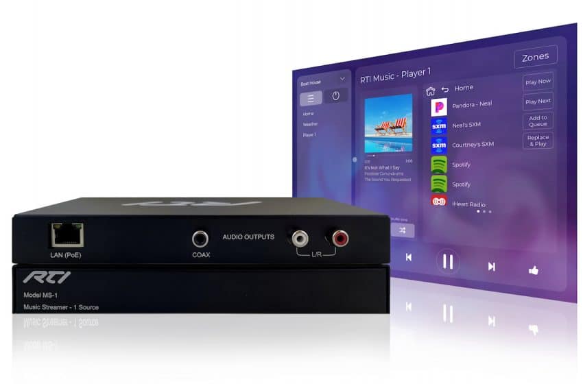  RTI expands music streaming solutions with MS-1 Streamer