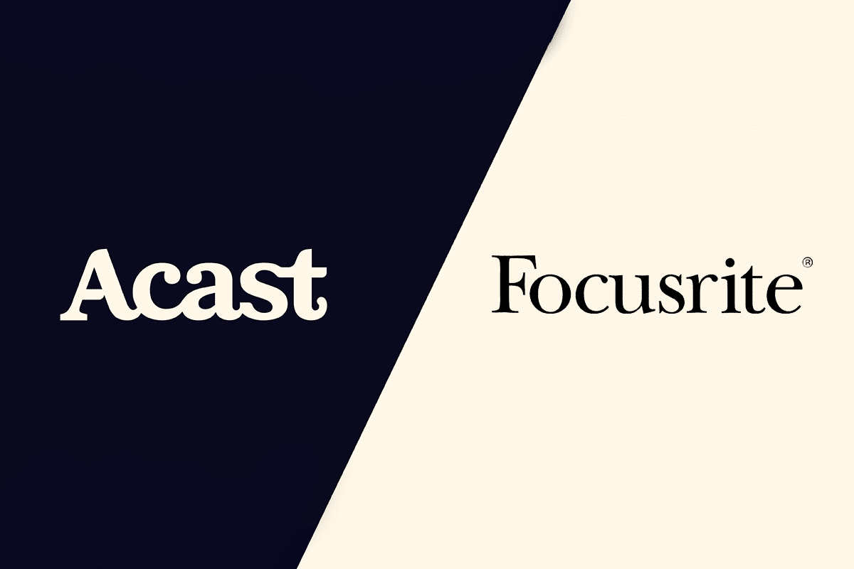 Acast and Focusrite partner up