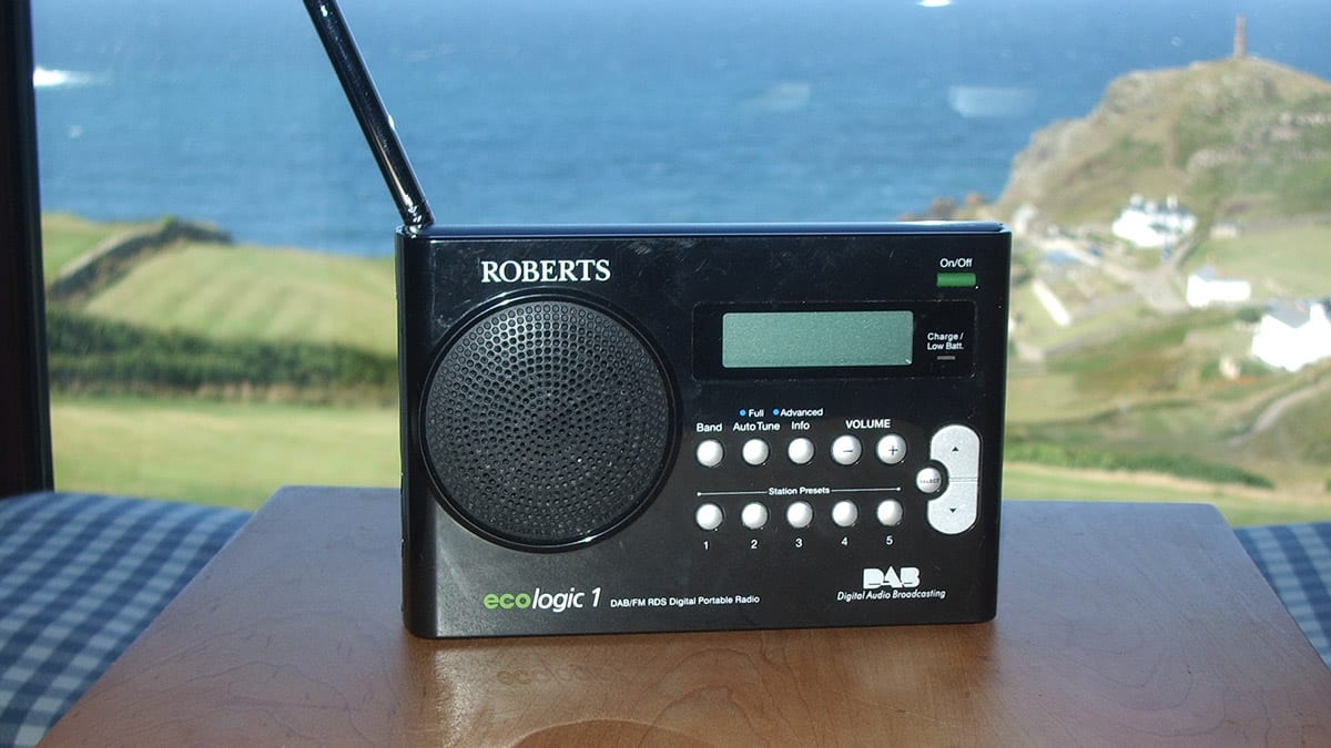 A modern radio featuring both DAB and FM with RDS.