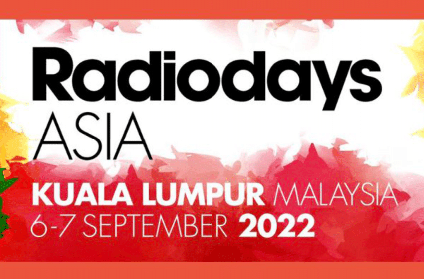  Ticket sales open for Radiodays Asia