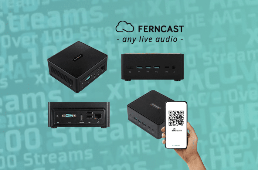  Ferncast unveils Mini category Audio Codec Servers