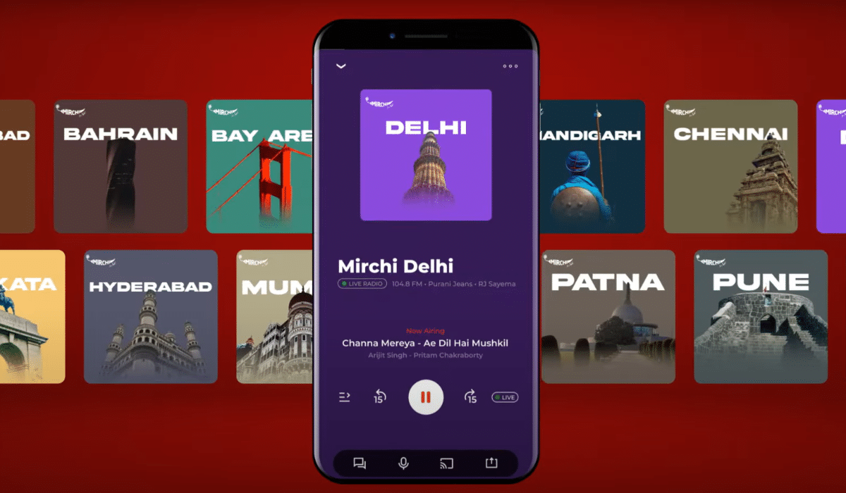 Mirchi Plus mobile app