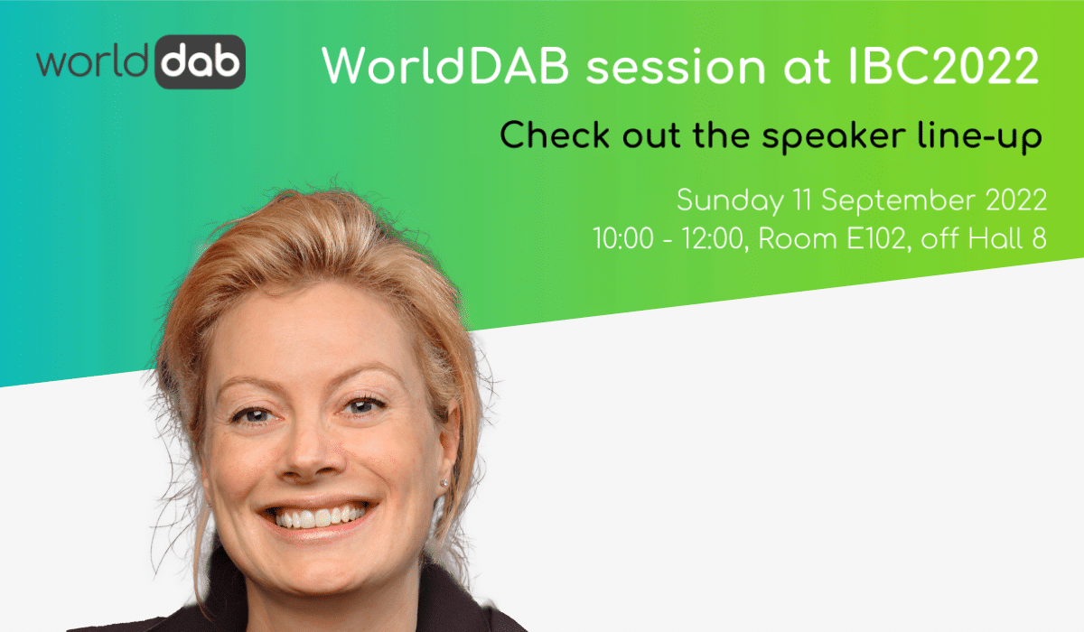 WorldDAB speakers IBC 2022