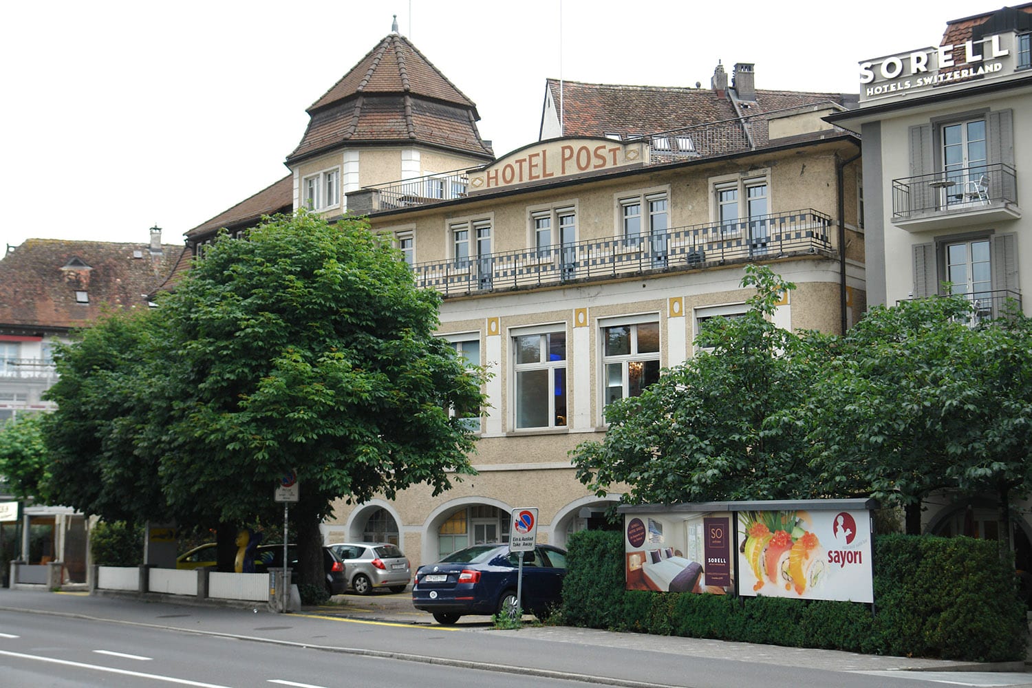 Radio Zürisee studios are in this historical 160-year old hotel