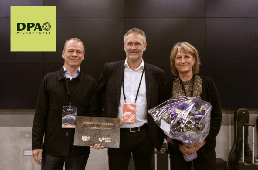  DPA Microphones wins Danish Sound Award