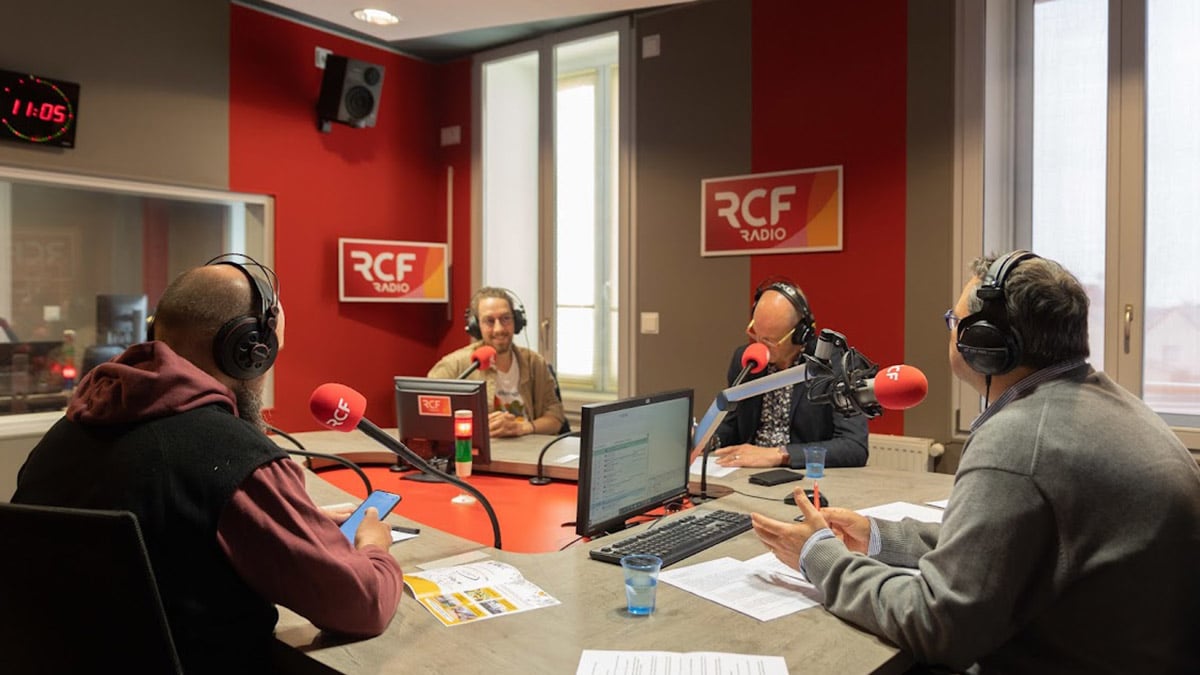RCF Anjou’s main studio in Angers