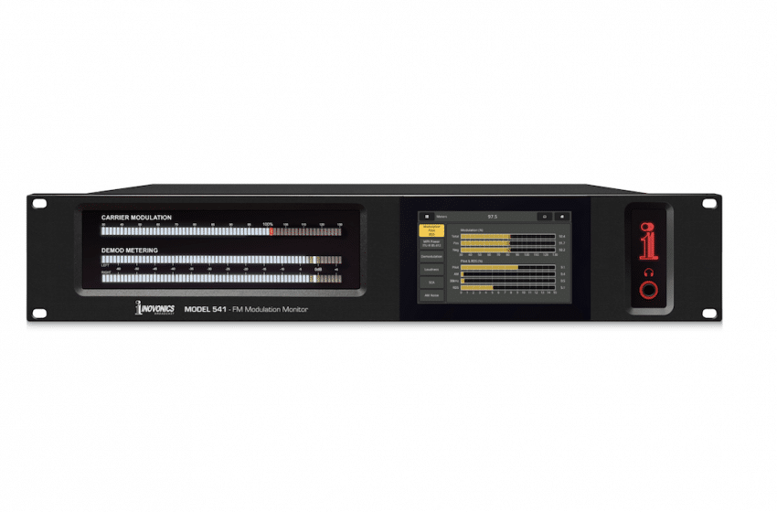  Inovonics introduces 541 FM modulation monitor