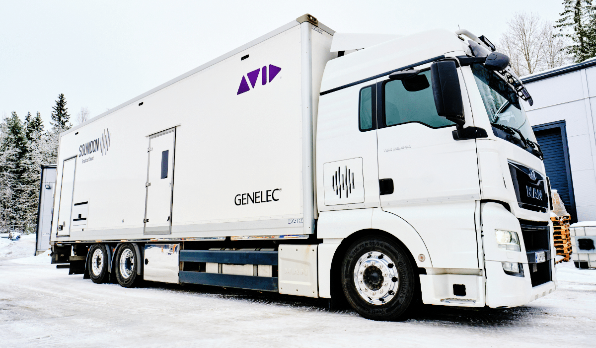 Exterior of Soundon’s new OB truck