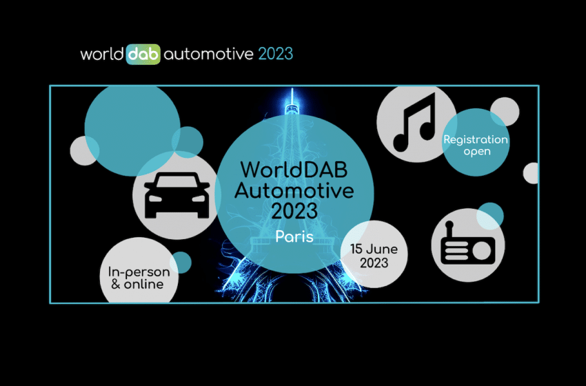  Registration open for WorldDAB Automotive 2023