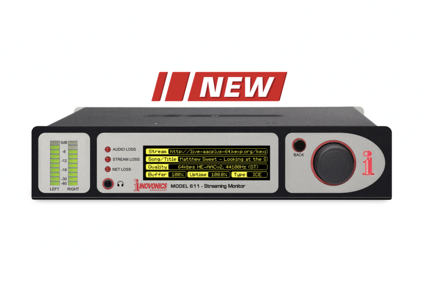  Inovonics introduces the 611 streaming monitor