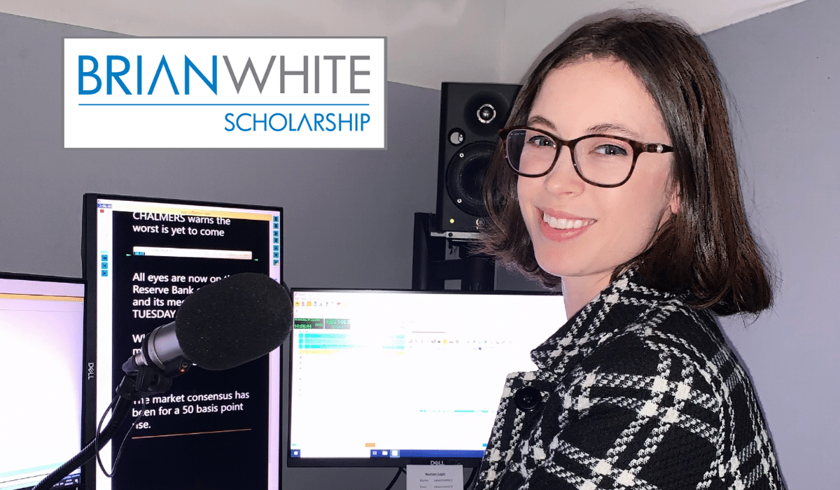 Jessica Clancy, 2022 Brian White Scholarship recipient