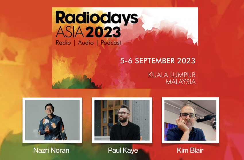  Radiodays Asia 2023 announces first speakers