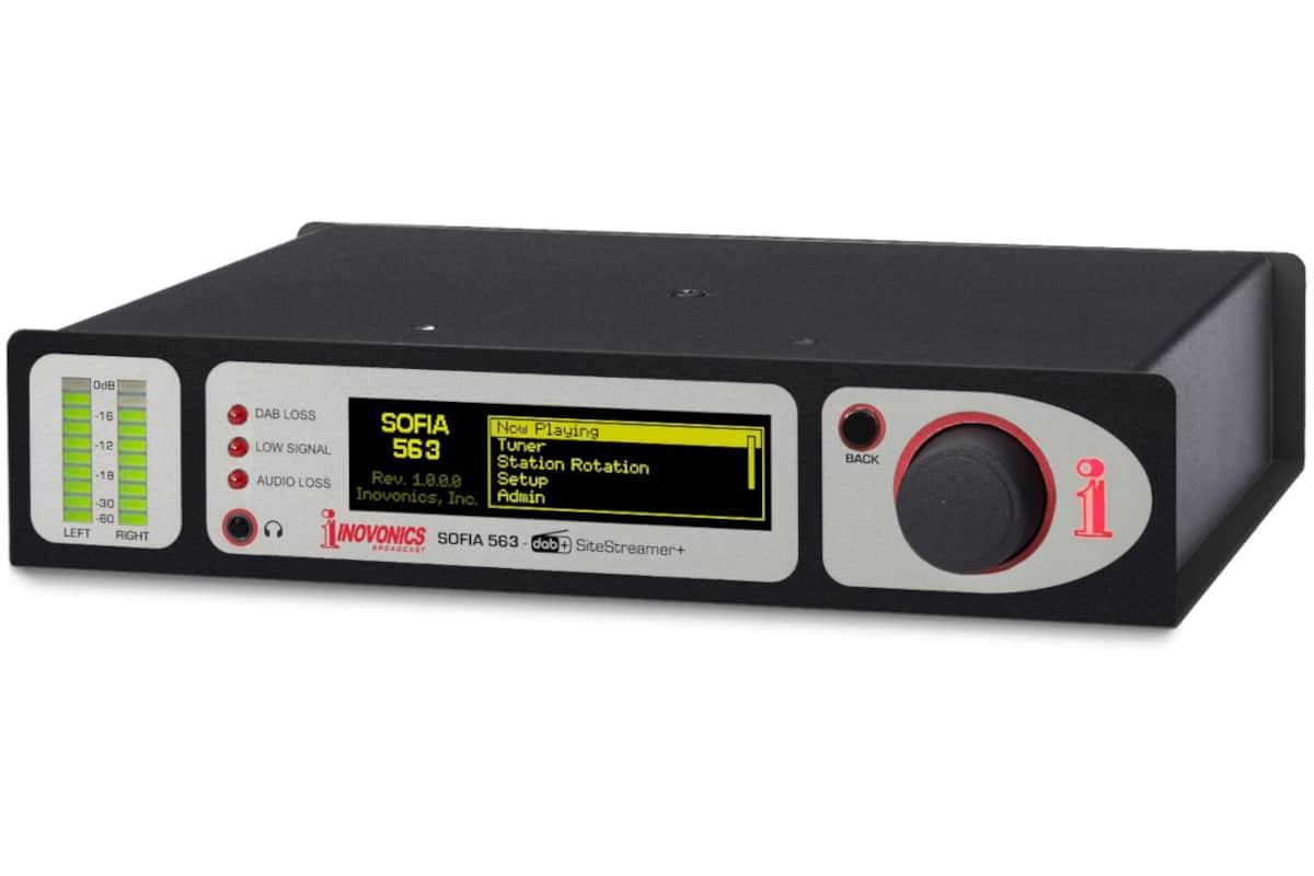 Inovonics, DAB+, digital radio, radio signal monitors, Model 563