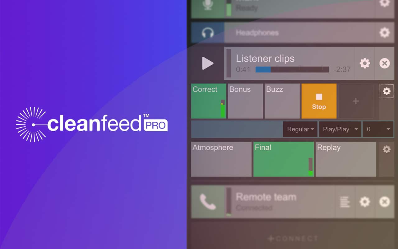 Cleanfeed software