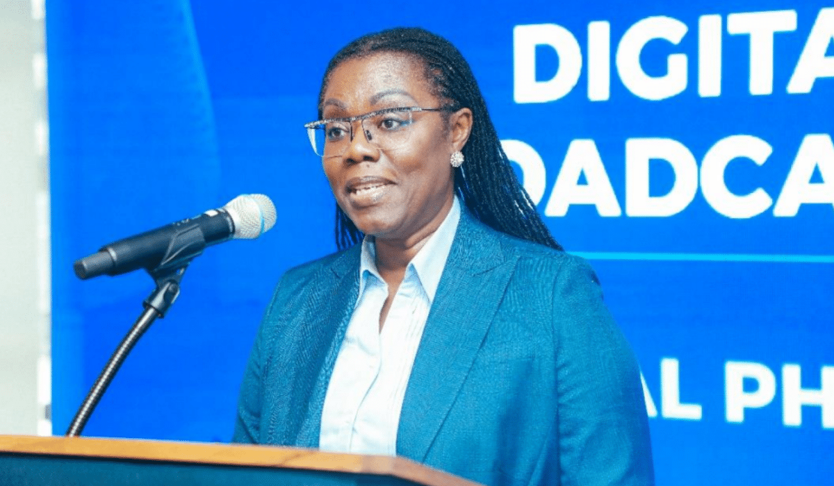 Ghana's Minister for Communications and Digitalisation, Honourable Ursula Owusu-Ekuful