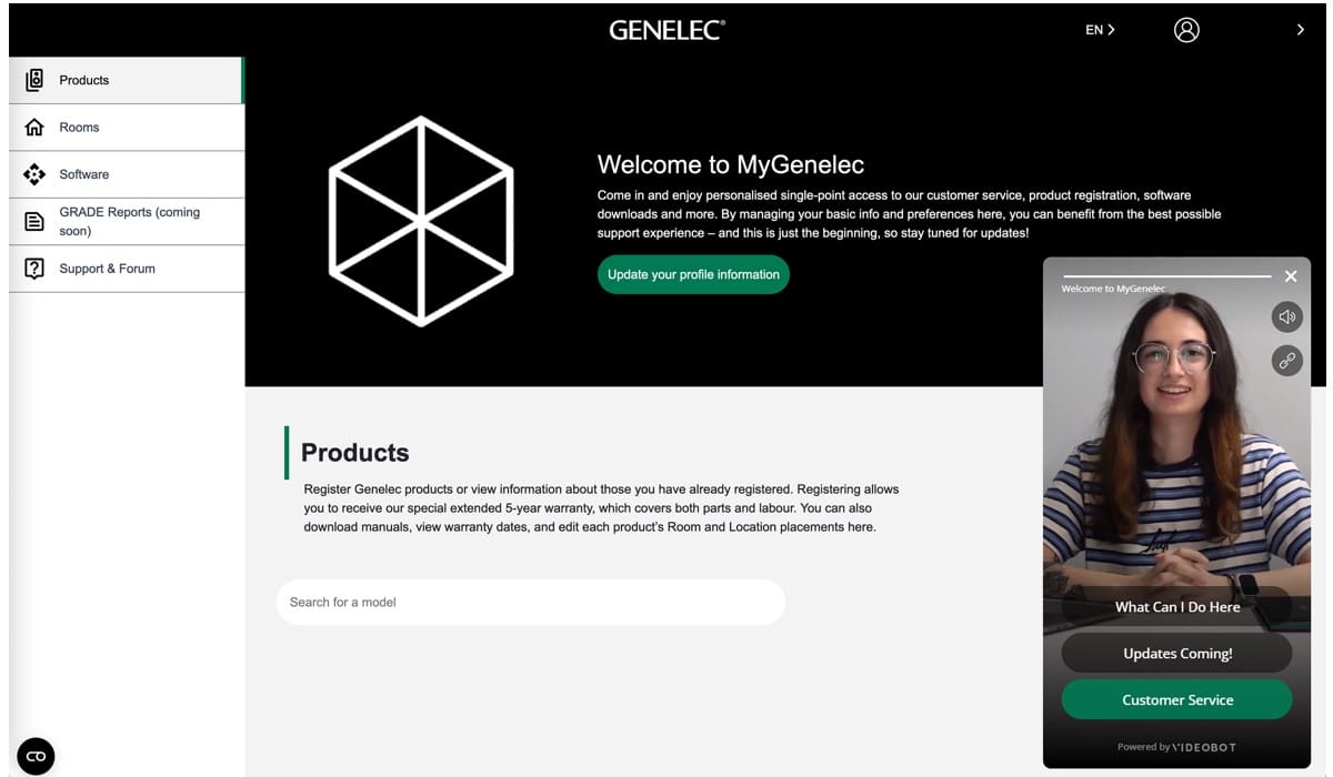 MyGenelec Portal