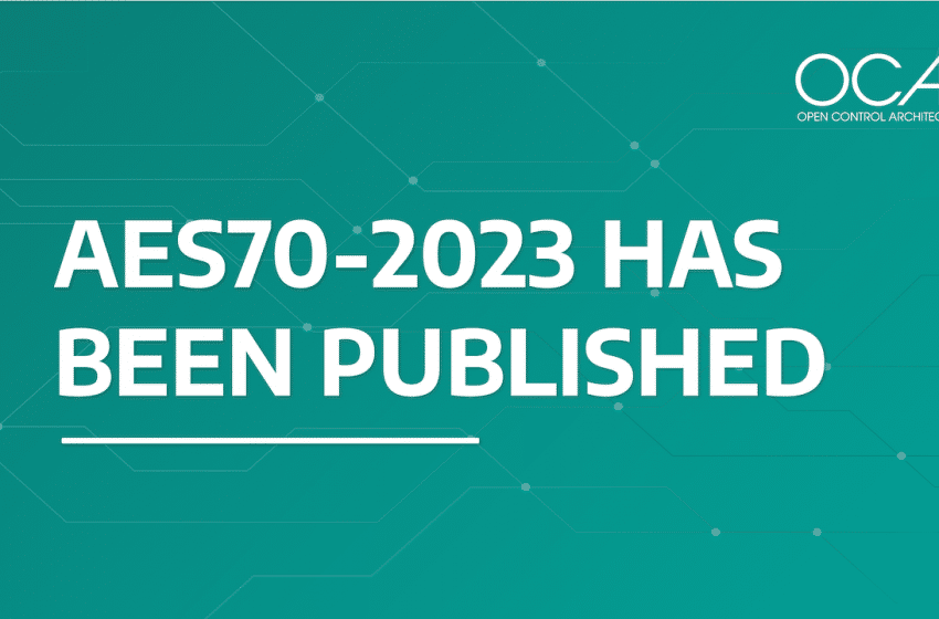  AES publishes AES70-2023 core standards