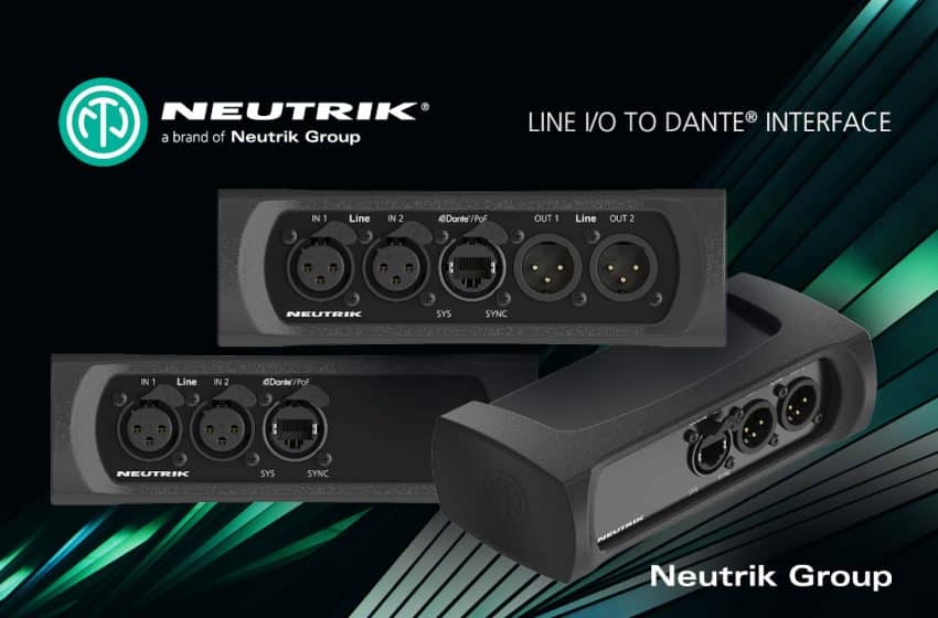  Neutrik offers new Dante I/O boxes at NAB Show