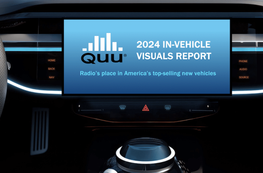  Quu Inc. publishes in-vehicle visuals report