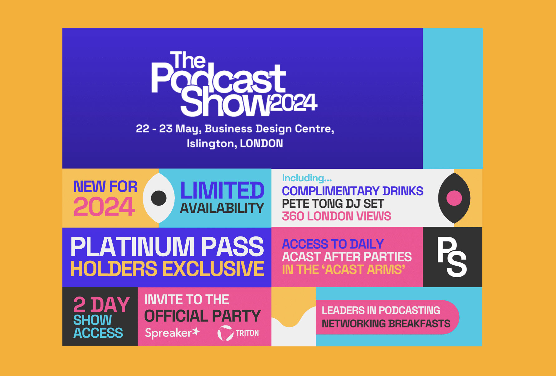 The Podcast Show 2024 Platinum Pass