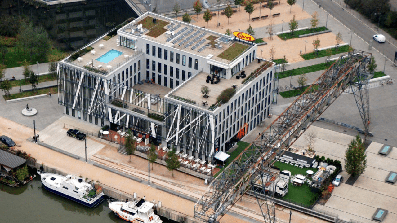Espace Group headquarters in Lyon’s La Confluence district on the banks of the Saône