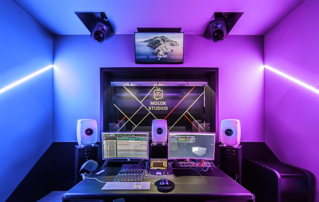 Molok’s ‘Scorpion’ 7.1.4 immersive control room.